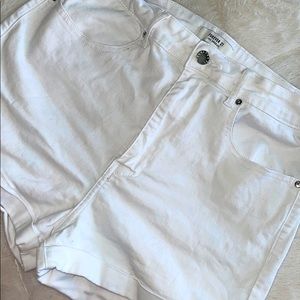 White Shorts